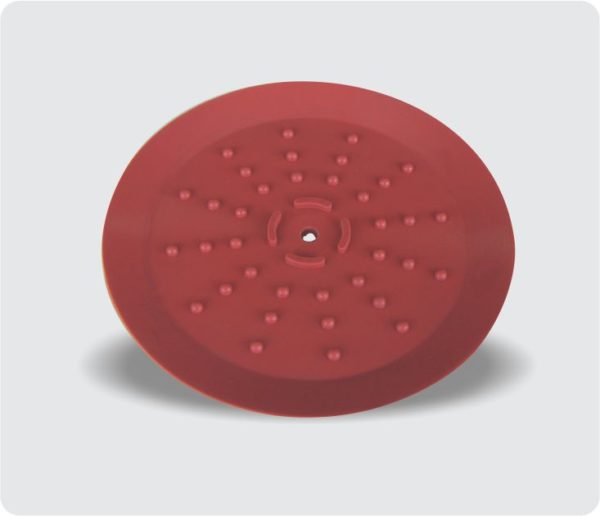 2161- VENTOSA LATÃO 10 X Ø100mm (FURO Ø4mm) (ROSCA EXTERNA) (FRENTE)