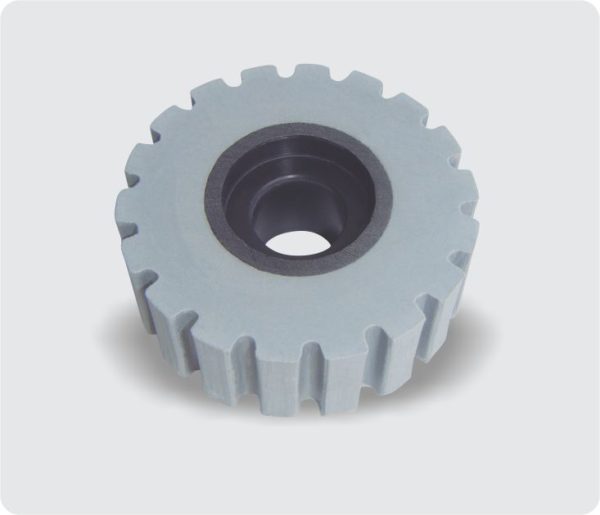 2267-3 - POLIA NYLON DENTADA 25 X 27 X Ø36 X Ø70mm (FURO Ø18mm) (1 SOBRESSALTO)