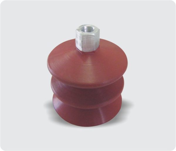 2280 - VENTOSA ALUMÍNIO CORRUGADA 92 X Ø83mm (1 PORCA M12 E M8)
