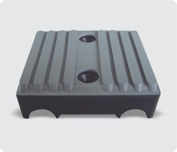 2283 - SAPATA BRANITE 23 X 73 X 80mm (2 FUROS Ø6,5mm) (2 GUIAS) (FRENTE)