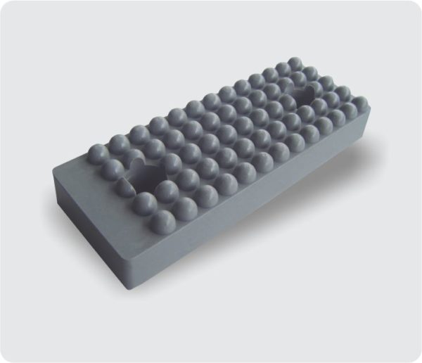 2313 - SAPATA AÇO 26 X 60 X 160mm (2 FUROS Ø8,5mm)