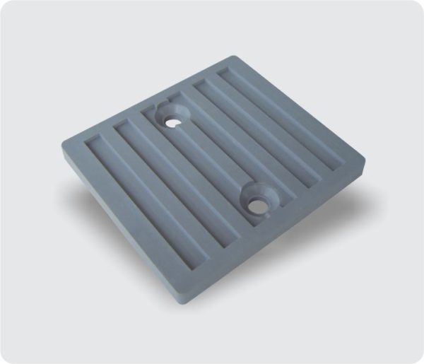 3230 - SAPATA AÇO 7 X 68 X 76mm (2 FUROS Ø6,5mm)