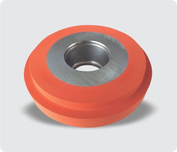 2115-9 - POLIA AÇO 22 X Ø50 X Ø80mm (2 ROLAMENTOS 6001) (ENCAIXE 5 X 10mm) (R1,5)