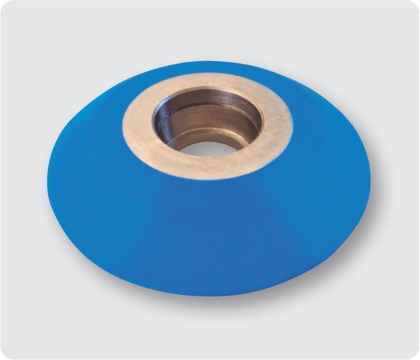 2130-5 - POLIA AÇO 22 X Ø51 X Ø100mm (ROLAMENTO 6201) (R4) (32º) (REVESTIMENTO)